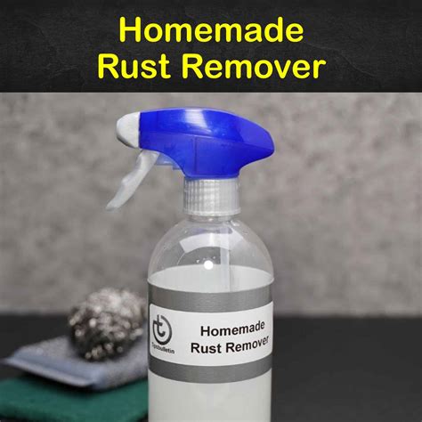 remove rust from sheet metal|homemade rust remover solution.